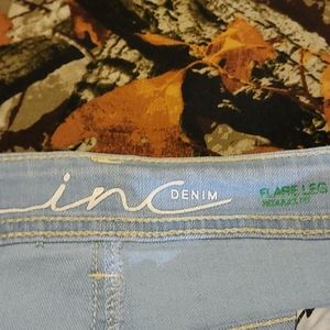 Worn once size 8 denim flare regular fit jeans